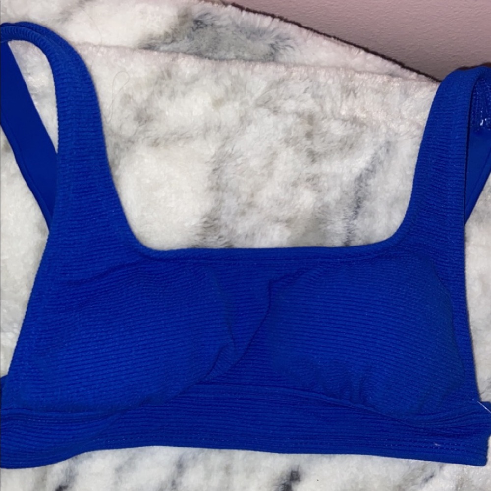 bright royal blue top